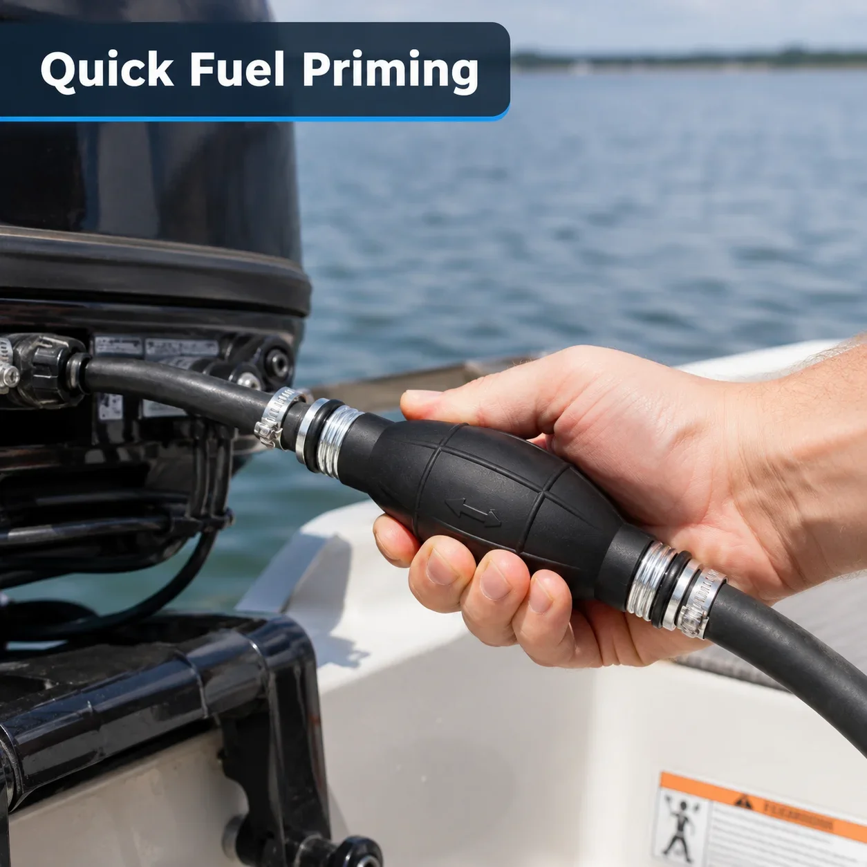 Fuel Primer Bulb Pump 6 8 10 12mm Rubber Aluminum Diesel Petrol Line for Car Boat Marine Outboard Engine Replacement Accessories