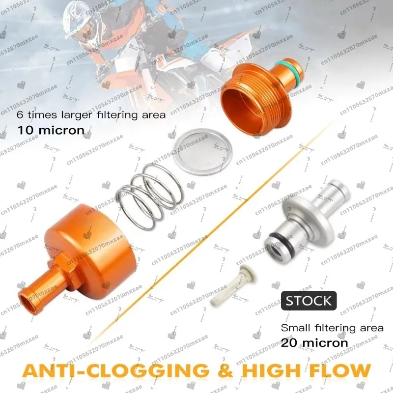 Para filtro de combustible de motocicleta KTM 790-1290, reemplazo de filtro en línea de alto flujo para protección de motor y sistema de combustible