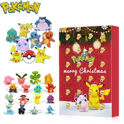 Pokemon Christmas Advent Calendar Box 24pcs Kawaii Pikachu Anime Figures Children Toys for Boys Girls Xmas Gifts