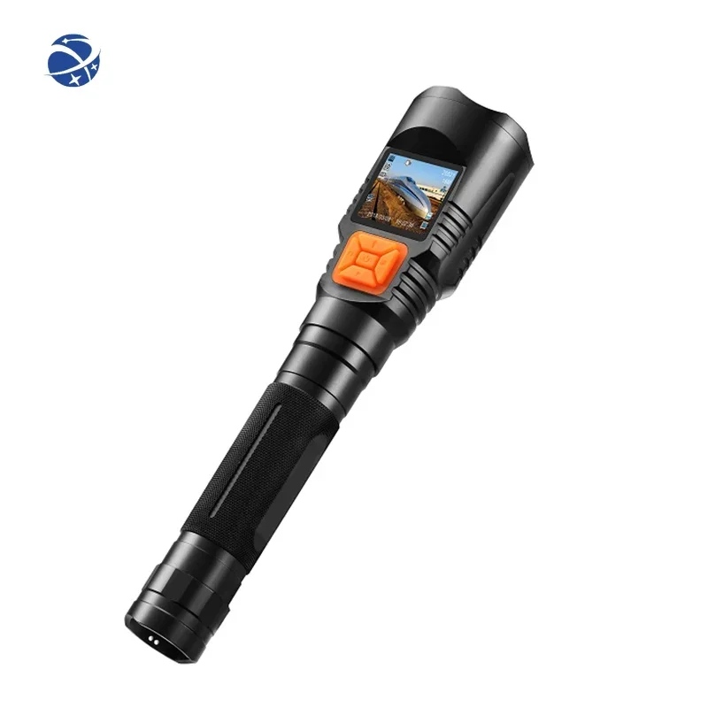 LED Multifunction  explosion--proof High Power Led Flashlights Rechargeable Search Torch USB Aluminium Body