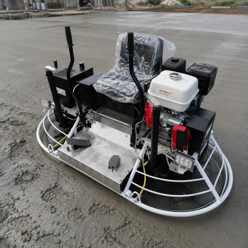 Durable Concrete Leveling Machine with Uniform Finishing Action for Road Construction Slabs Customized Ride on Power Trowel