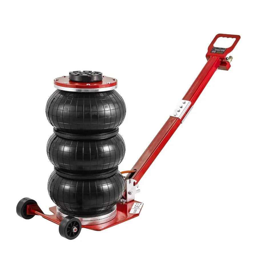 Air Jack 3 Ton 6600 lbs Triple Bag Air Jack Airbag Jack with Six Steel Pipes Lift up to 17.7