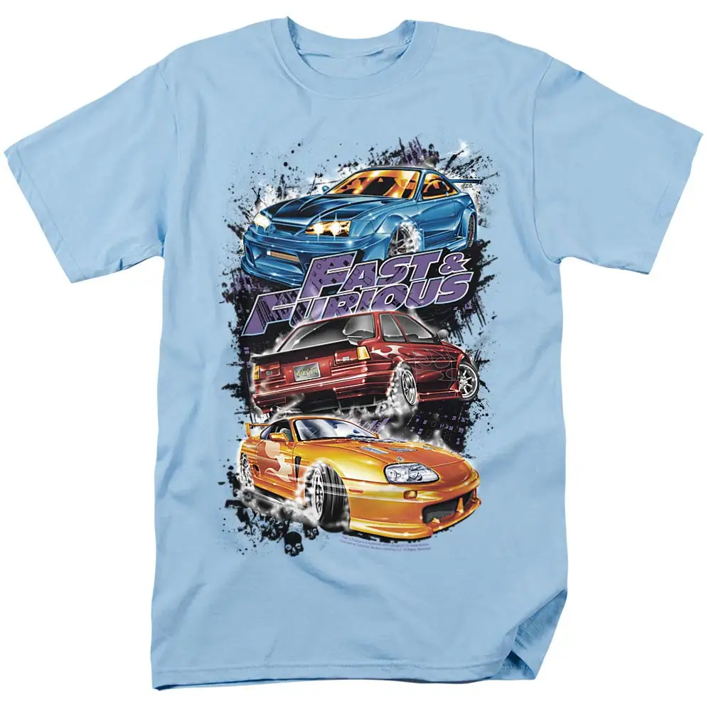 The Fast and The Furious Printed Cotton T-Shirts Men Women Streetwear Short Sleeve T Shirt Harajuku Unisex Tees Tops Clothing