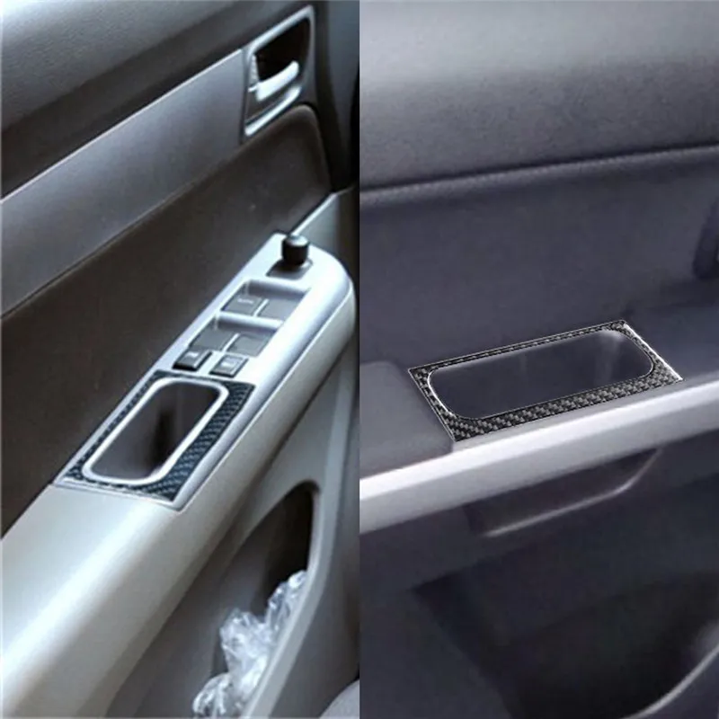 Fotografia 6: Para suzuki grand vitara 2006-2013 com acessórios de transmissão manual decoração interior do carro proteção adesivo de fibra de carbono
