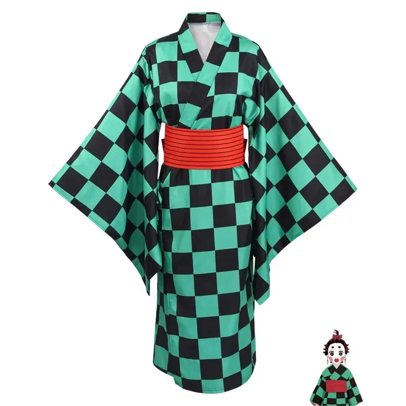 

NewAgatsuma Zenitsu Kimono Anime Cosplay Costume Kamado Tanjirou Hashibira Inosuke Dress Kimetsu No Yaiba Season 22025