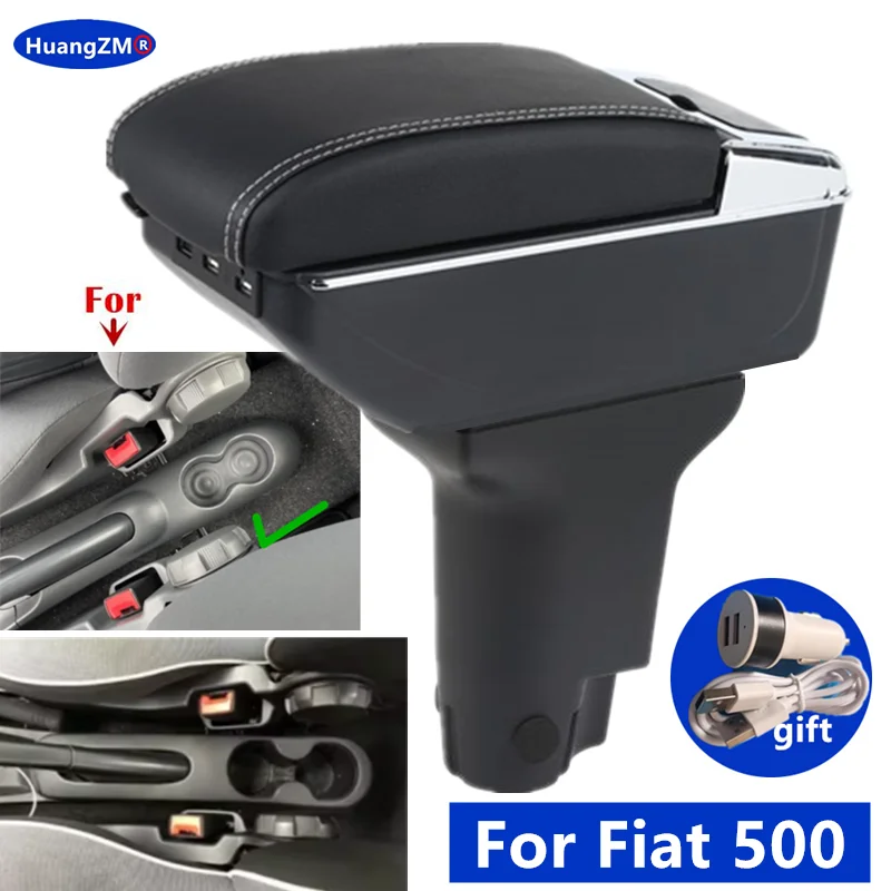 Für Fiat 500 armlehne box Für Fiat CRONOS Auto Armlehne box Gewidmet Retrofit erhöhen Interior Center Storage box Auto Zubehör
