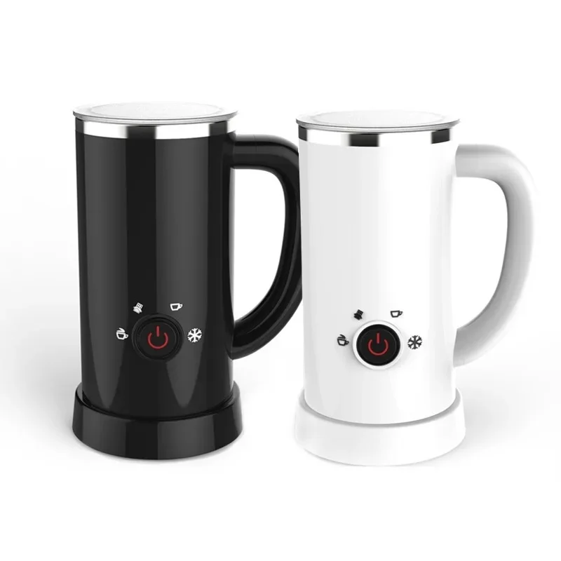 ماكينة صنع رغوة الحليب الكهربائية 4 في 1 ماكينة صنع الرغوة الساخنة والباردة ماكينة صنع رغوة الحليب الأوتوماتيكية بالكامل للشوكولاتة الساخنة واللاتيه