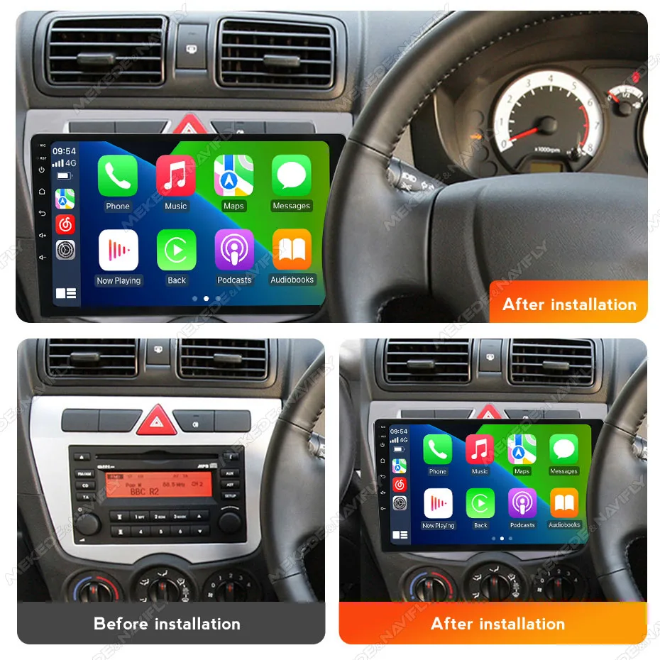MEKEDE 2 Din Carplay For Kia Morning Picanto 2007-2010 IPS Screen Car Radio GPS BT autoradio Stereo Intelligent car audio system