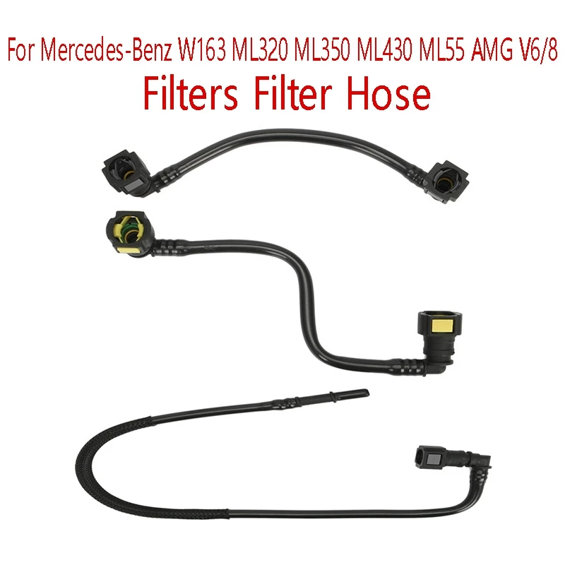 1Set/3PC Automobiles Filters Filter Hose Fuel Line Kit for Mercedes-Benz W163 ML320 ML350 ML430 ML55 AMG V6/8 1634703764