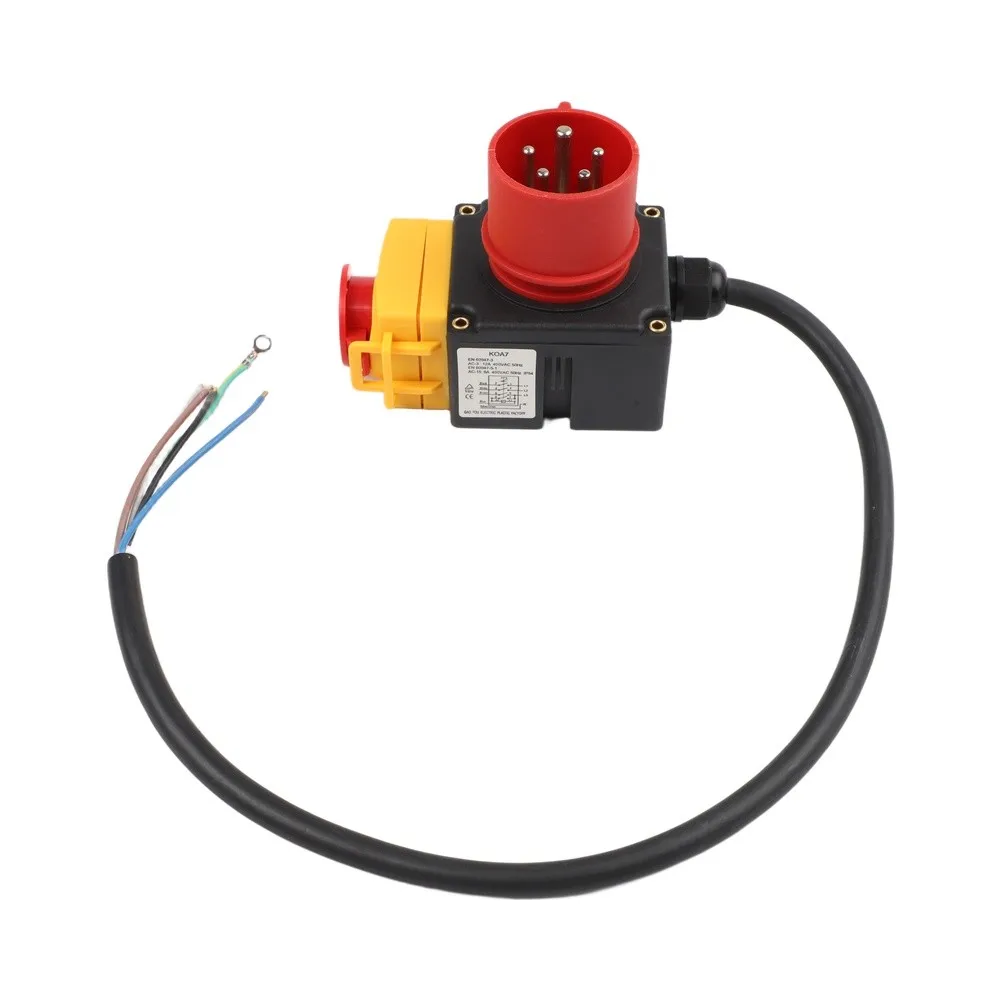 400V KOA7 Three Phase Electromagnetic Switch 16A IP54 Waterproof Control Button For Industrial Motor Wood Splitter Band Saw