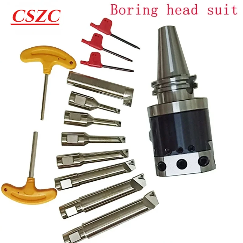 

NBH2084 Fine Boring Head Set BT30 BT40 NT30 NT40 BT50 NT50 R8 SK30 SK40 SK50 C20 MT2 MT3 MT4 MT5 Boring Tools Tool Holder 8pcs