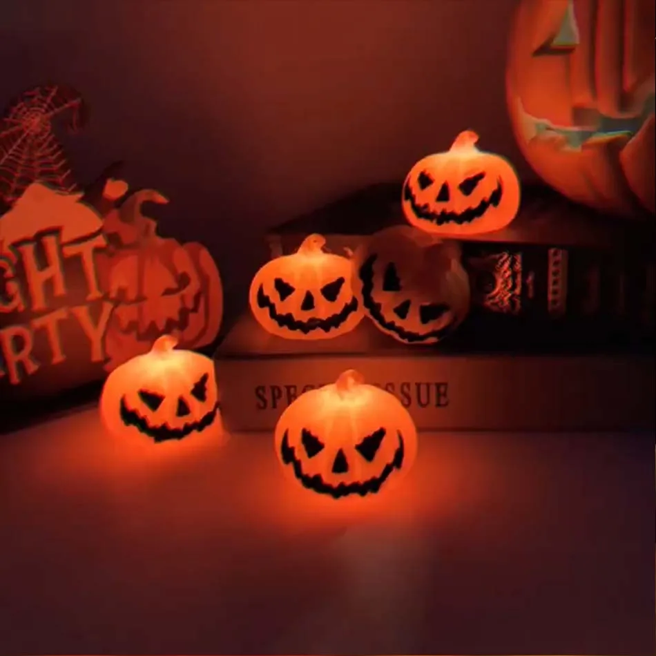ハロウィン LED カボチャランタン LED ライトランプホーム小道具バーハロウィン装飾 LED ランタンシーンレイアウト家の装飾