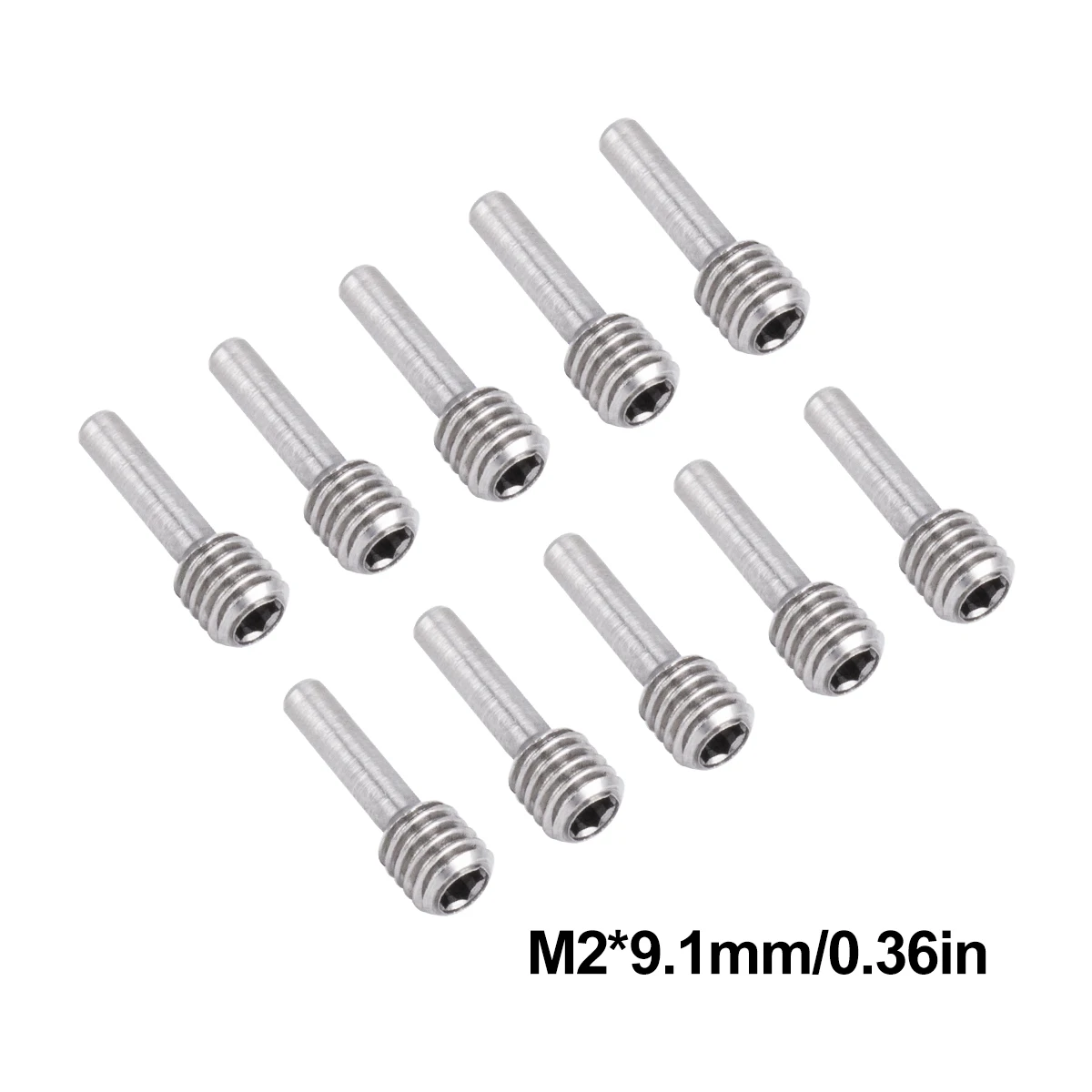 RC-Schraubensatz, 10-teilig, M2, M3, M4, Achsbolzen-Set für Crawler-Auto, Axial SCX10 TRX-4 vorne und hinten Stoßstange, Antriebswellen-Stiftschrauben