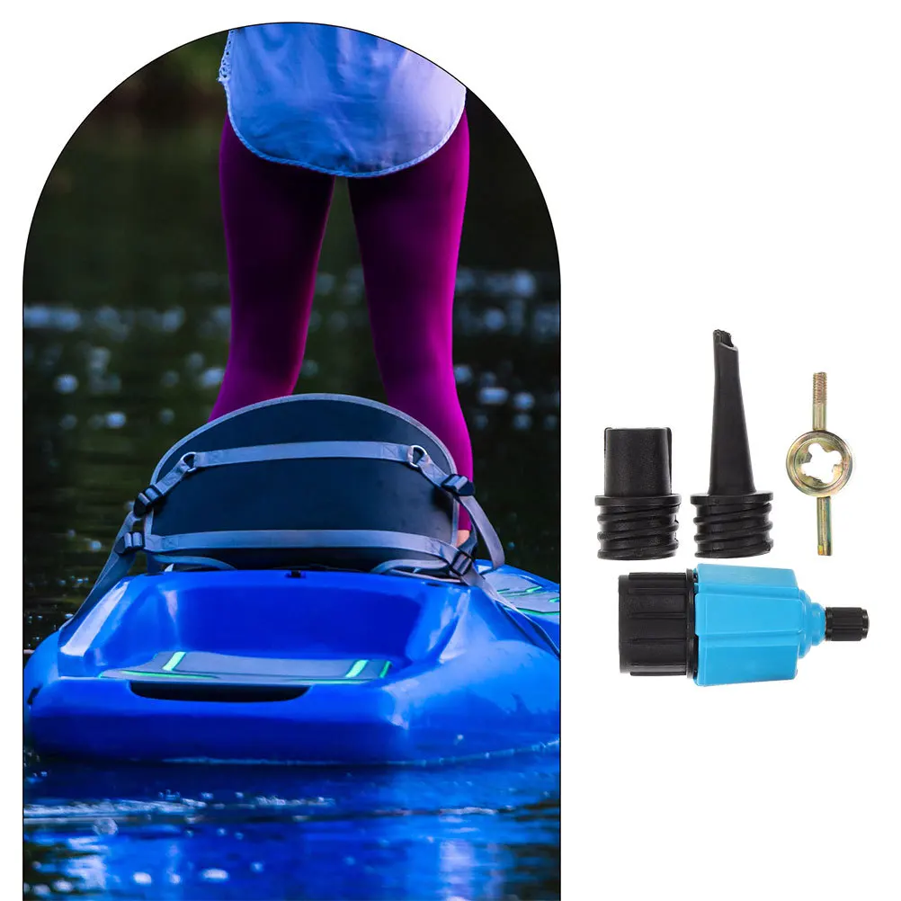 

1Set Kayak Air Valve Adapter Durable Pump Nozzle for Paddle Board Inflatable Boat Pump Adapter Compressor Converter