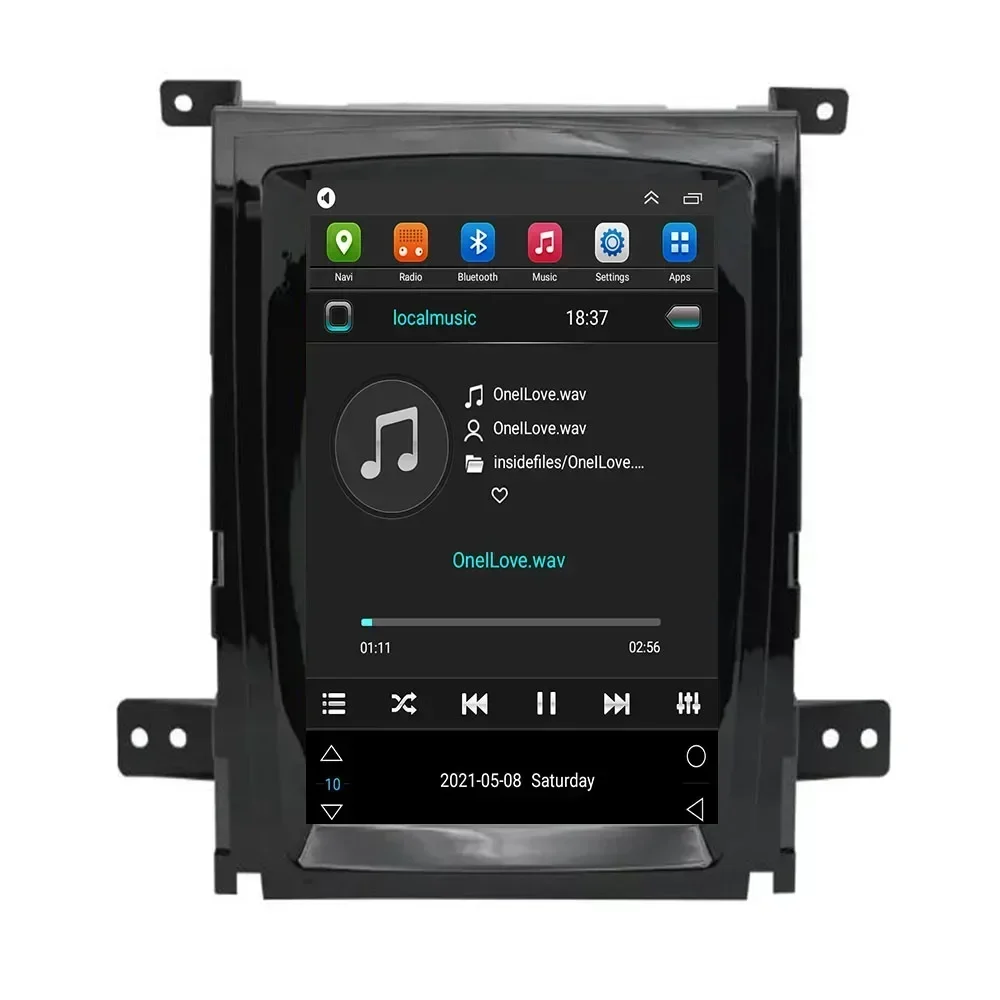 Para Cadillac Sevilha STS SLS 2007 -2012 ​ Rádio automotivo Android Tesla estilo 2Din receptor estéreo Autoradio reprodutor multimídia GPS Navi