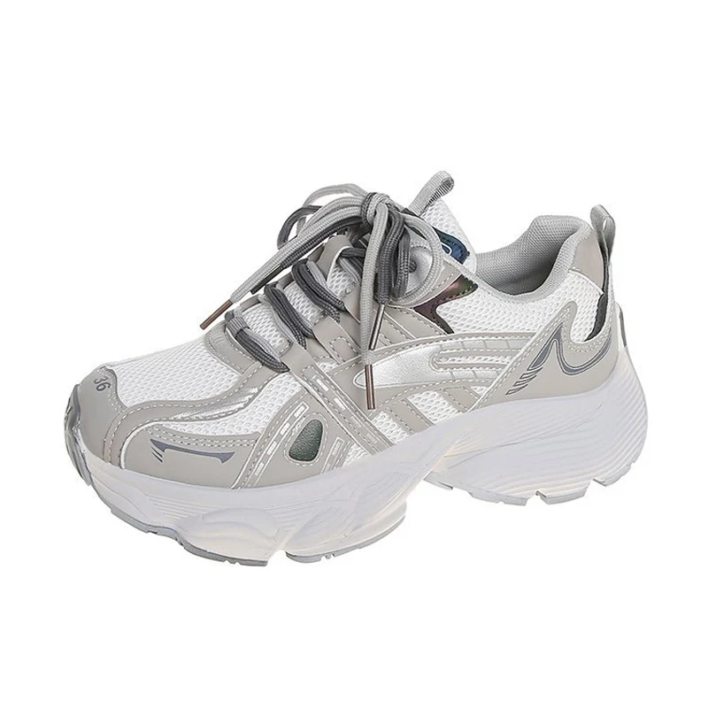 Spring Women Dad Shoes Adult Platform Trainers Summer Casual Chunky Sneakers for Women Sport Thick Sole Footwear