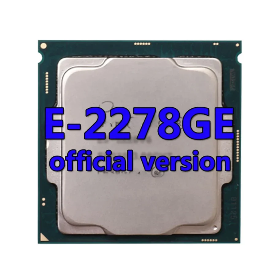 Xeon CPU E-2278GE official version CPU 16MB 3.3GHZ 8Core/16Thread 80W Processor LGA-1151 FOR C246 Motherboard