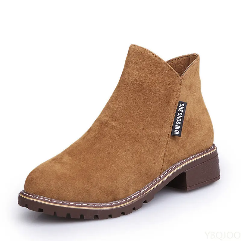 Schuhe Frauen Mode dicke Sohle Stiefeletten bequeme Plus Size Schneeschuhe für Frauen weibliche Plattform Stiefel Botas de Mujer 2023