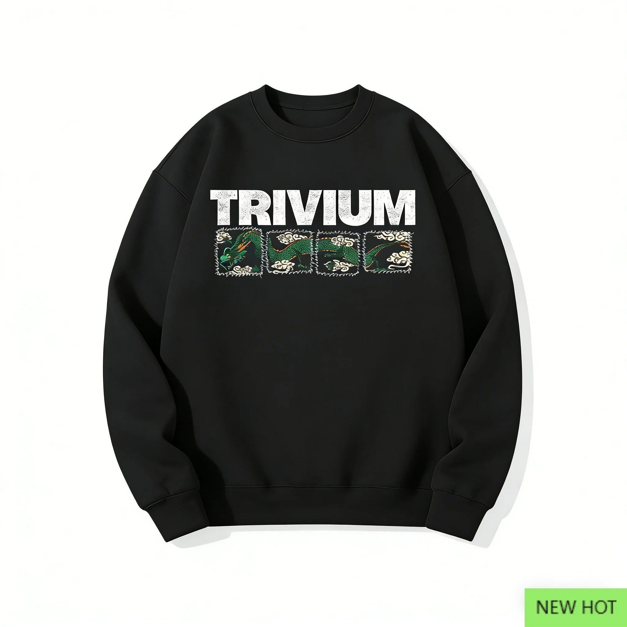 

Круглый вырез Trivium Dragon Art, топ Metalcore, идеально подходит для любителей, которые любви в США Metalcore и Cultural Fusion Vibe