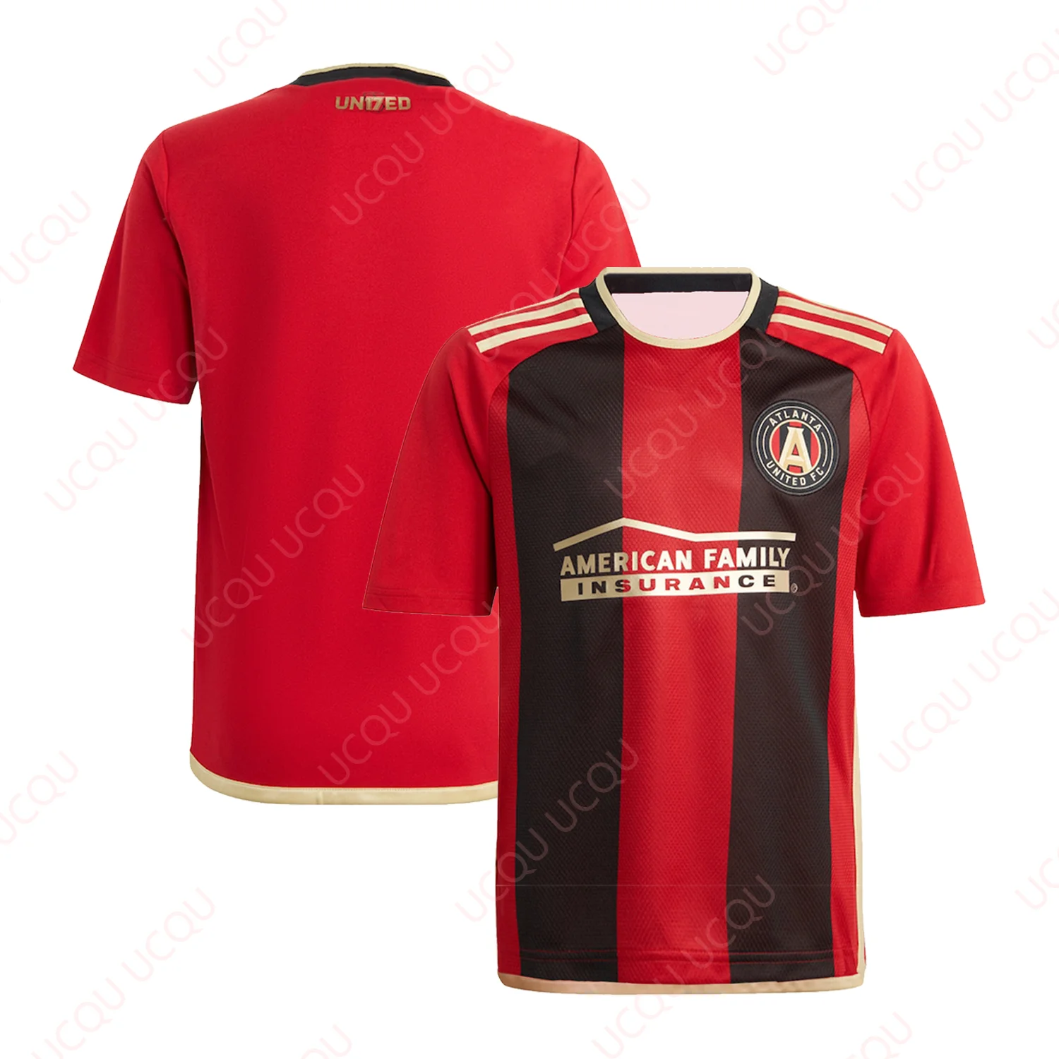 

Домашний трикотаж Atlanta United 2024, новейший быстросохнущий трикотаж для улицы, летняя классическая футболка для взрослых и детей, свободный трикотаж для тренировок