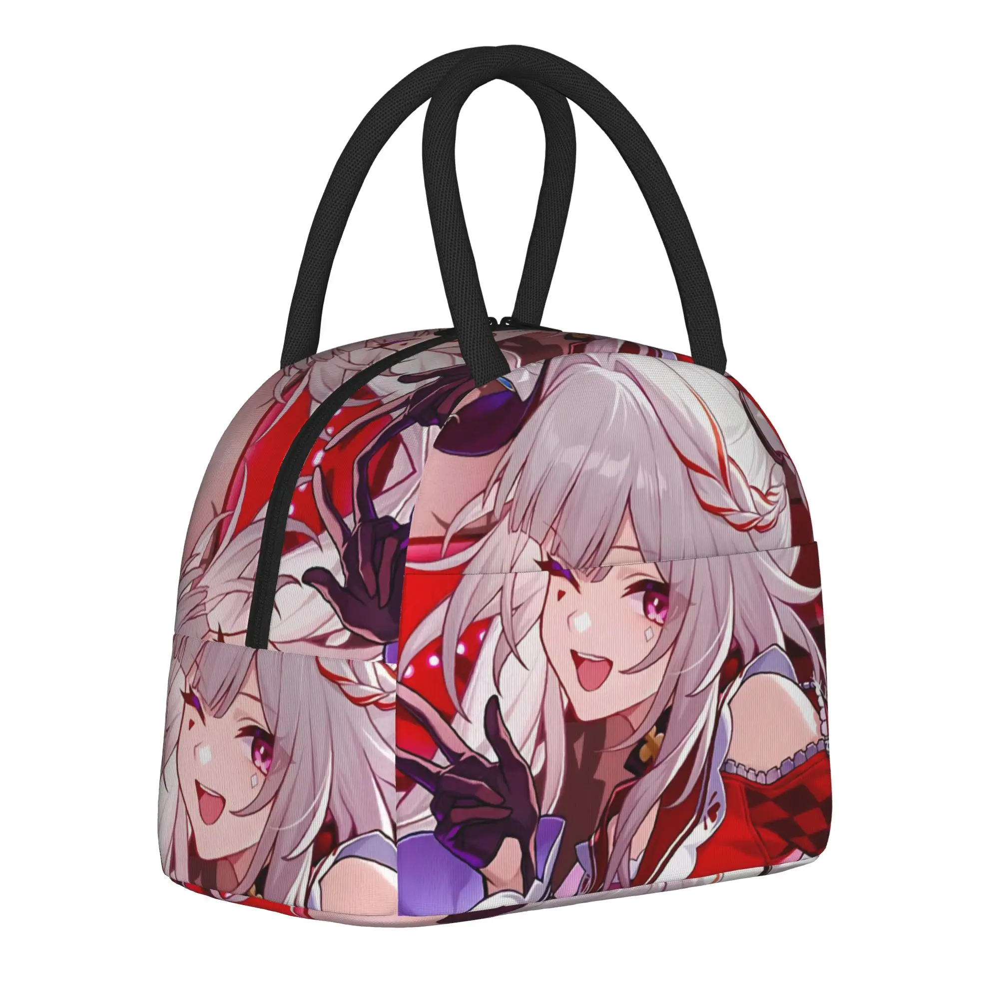 Honkai Star Rail Thermal Insulated Lunch Bag for Office  Portable Food Container Bags Men Women Cooler Thermal Lunch Box