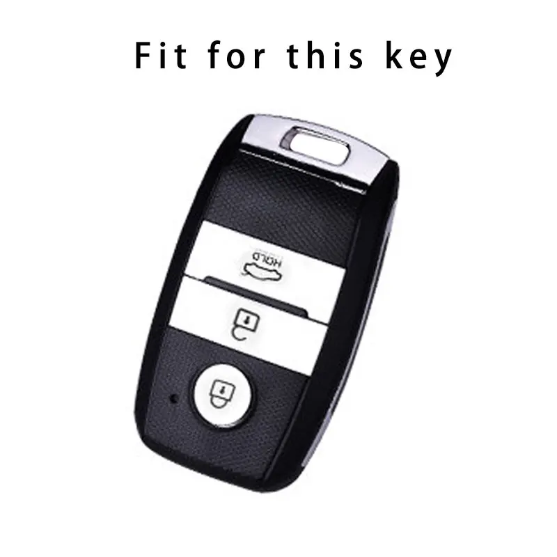 Car Key Case Cover for Kia Rio Sorento Cerato Forte Picanto Stonic Carnival Niro Morning Elantra Verna Sportage TPU Fob Shell