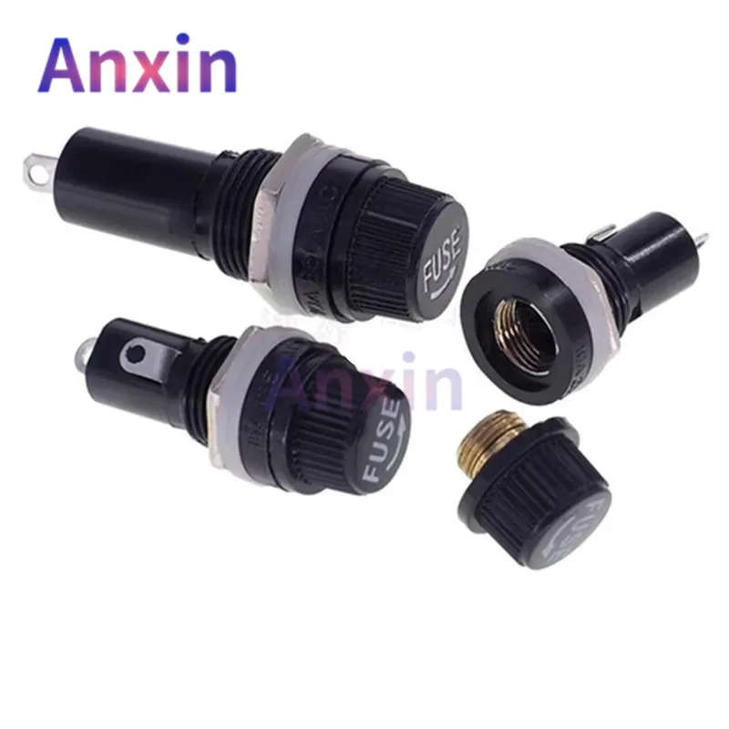 

10PCS 5*20MM 6*30MM Automobile Fuses Insurance Pipe Seat Panel Mounting Fuse Holder BLX-1 10A 125V 250V AC