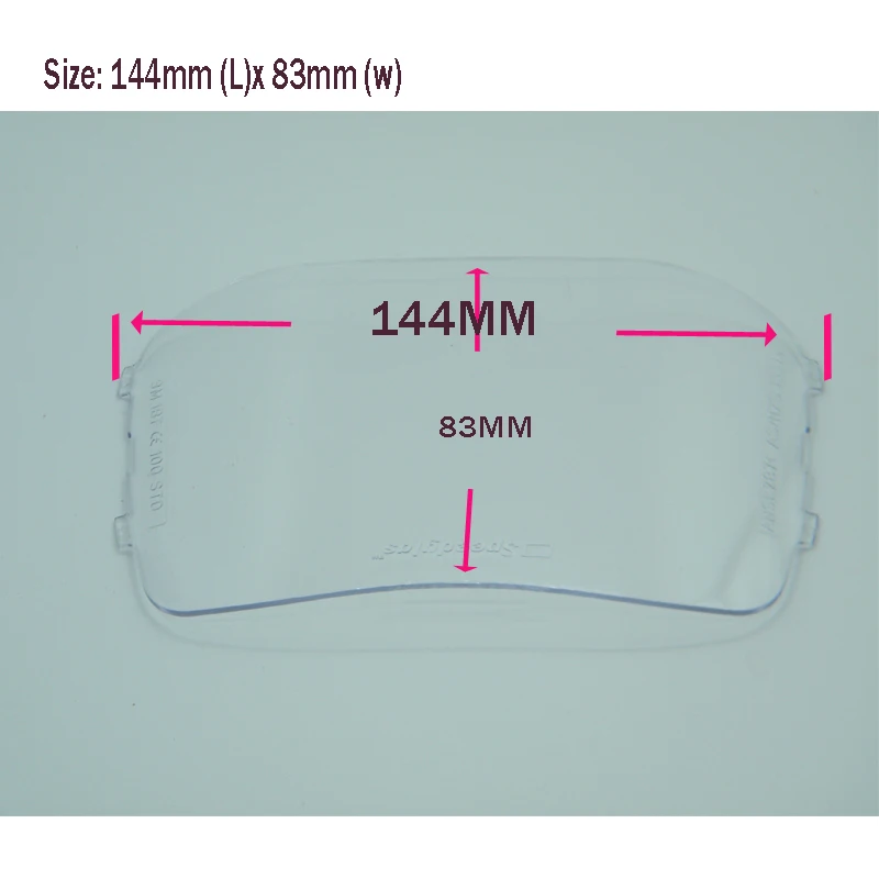 Lens Protective  3pcs/lot Plastic Replacement for Speedglas  100 Welding Plates ARC Mask anti Sparkle Splash Protector