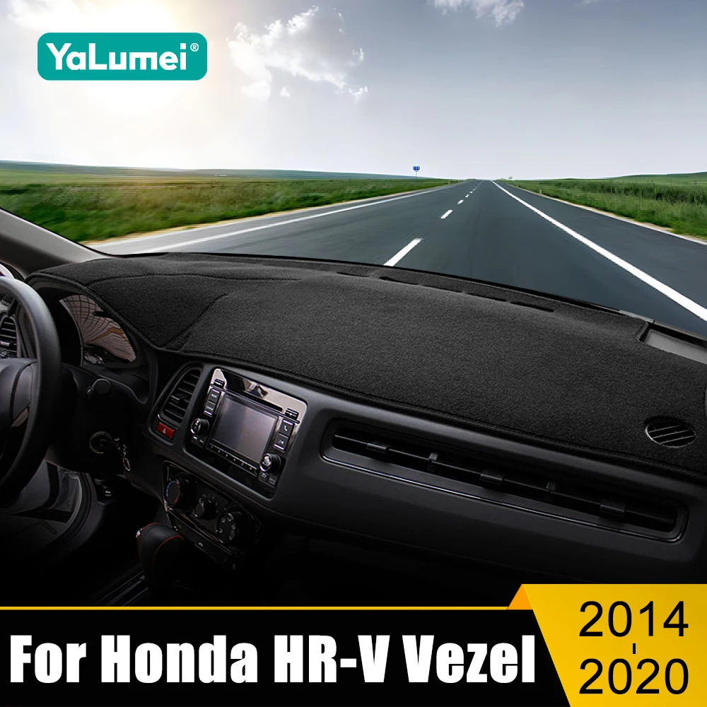 

For Honda HR-V HRV HR V 2014 2015 2016 2017 2018 2019 2020 Car Dashboard Cover Avoid Light Pad Sun Shade Anti-UV Carpets Mat
