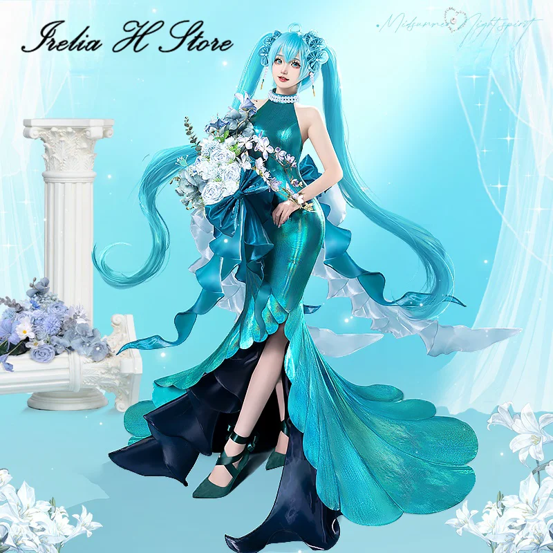 Pre sale Irelia H Store Anime Midsummer Fairy Dress Cosplay Costume k u cos m i Midsummer Fairy Party Sexy Dress Female