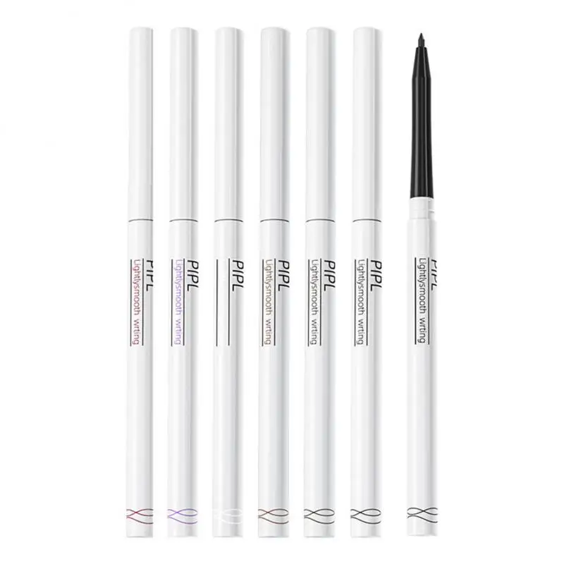 Eyeliner Pen Lasts Round Refill Design Cream Coagulation Texture Super Bright Eyeliner Gel Pen Waterproof Liquid Eyeliner