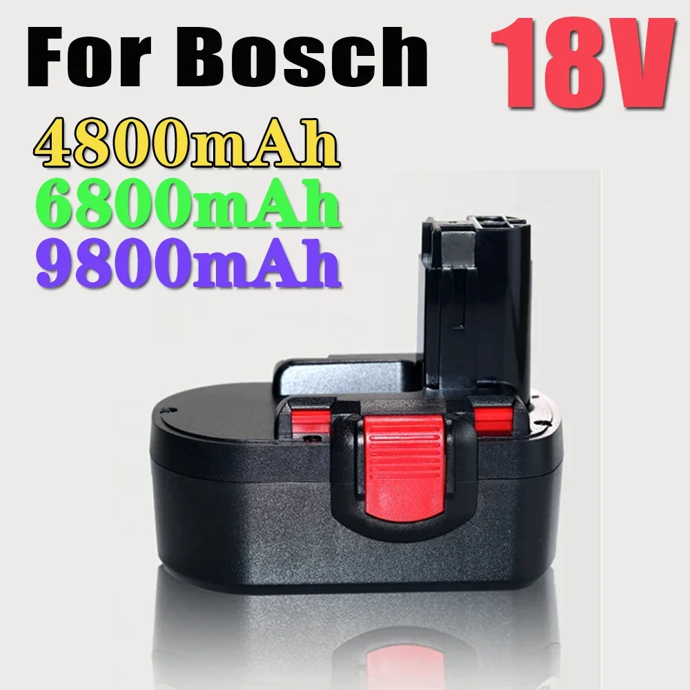 

For Bosch 18V 4.8-9.8Ah BAT025 Rechargeable Battery Ni-MH Power Tools Bateria For Drill GSB 18 VE-2 PSR 18VE BAT026