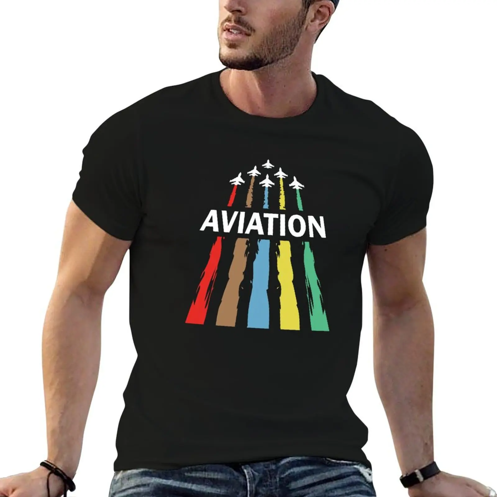 How Planes Fly Aerospace Engineering design Aviation gift graphic T-Shirt Soft Stretch Short Sleeve Top