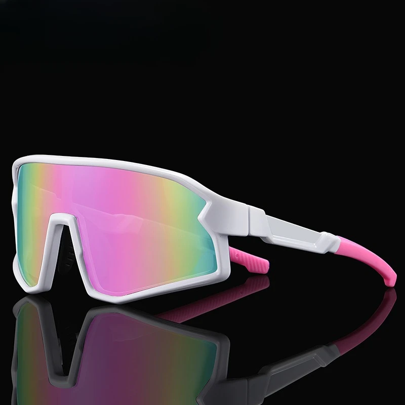 Myopia Photochromic Riding Diving Goggles Boxed HD Polarized Children Cycling Sunglasses Big Frame UV Protection Bicycle Glasses view 4