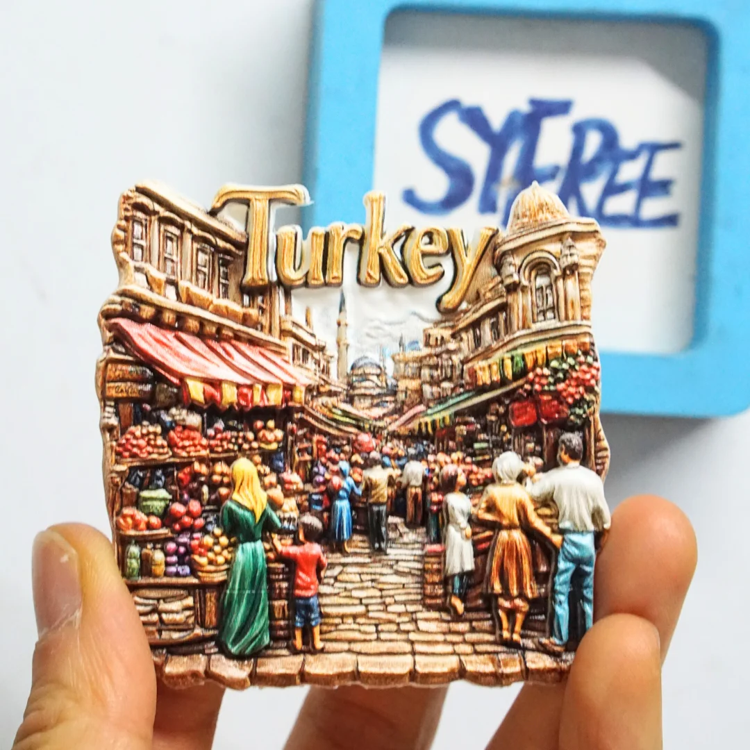 مغناطيس ثلاجة بمناظر طبيعية تركية، مغناطيس ثلاجة غروب الشمس تركيا، مغناطيس ثلاجة تركيا للسفر، ملصقات ثلاجة لعرض الشارع في تركيا، #2