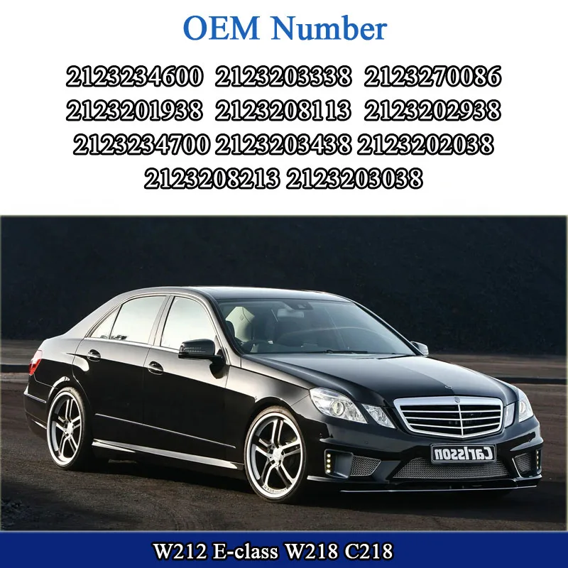 W212 Front Shock Absorber 4Maitc Compatible W218 C218 2010-2016 2123234600 2123203338 2123234700 2123203438 18 Month Warranty