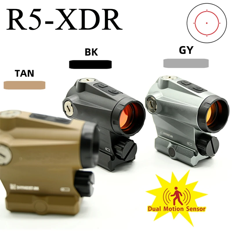 

R5-XDR GEN II Red Dot Tactical Rifle Sight and J3/5 3X 5X Magnifier Combo Kit Hunting Holographic Compact Sight for 20mm Rail
