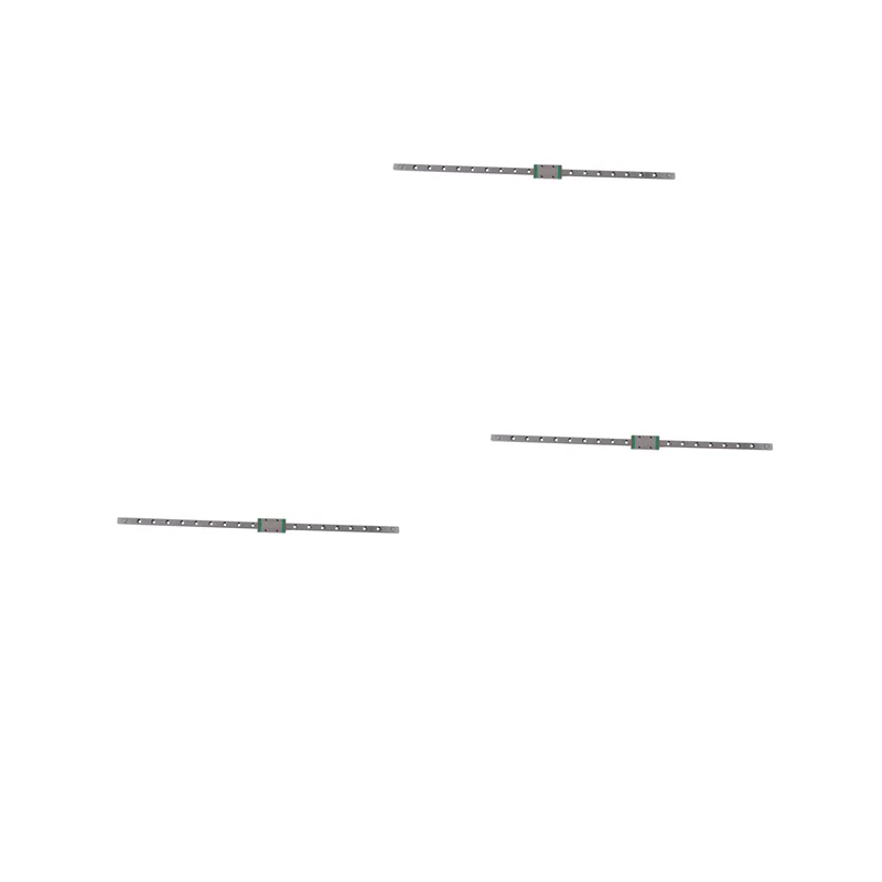 

A63K-3Pcs 9Mm Linear Guide Miniature Rail MGN9 400Mm Linear Rail And 1 Pcs MGN9H Miniature Rail Slider