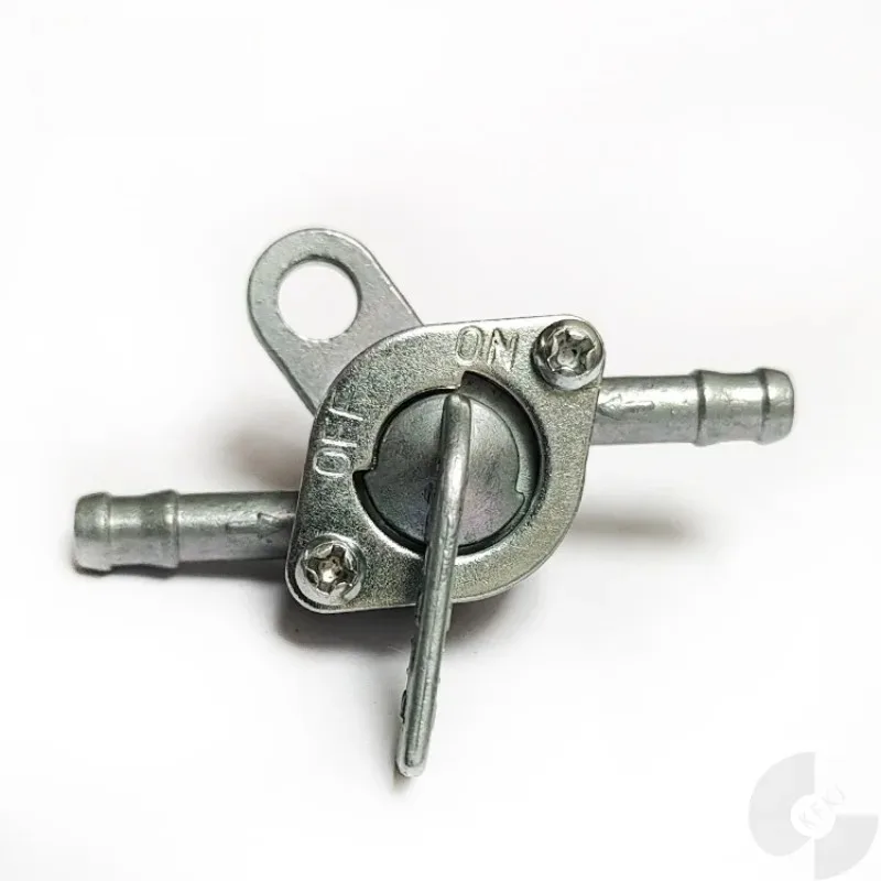 Universal Inline Motorcycle/Quad/Lawnmover Petrol Fuel Tap Anti-aging Anti-corrosive Leak Proof Rubber Silver55mm X 6mm New