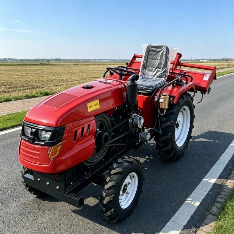 

Customized Easy-to-operate four-wheel rotary tractor, labor-saving farm machinery, all-scenario 4WD tillage equipment