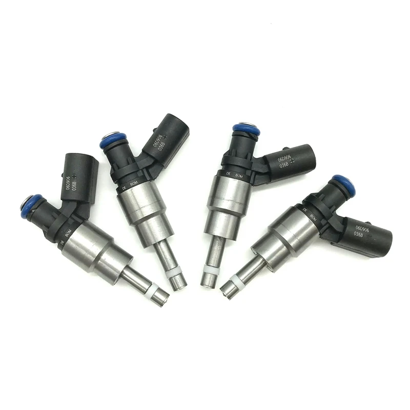 

4 PCS Car Fuel Injector Fuel Injector For A4 8E 8E5 B6 S4 Avant Quattro 2001-2005 2.0 FSI 06D906036B 0261500011 06D906036D