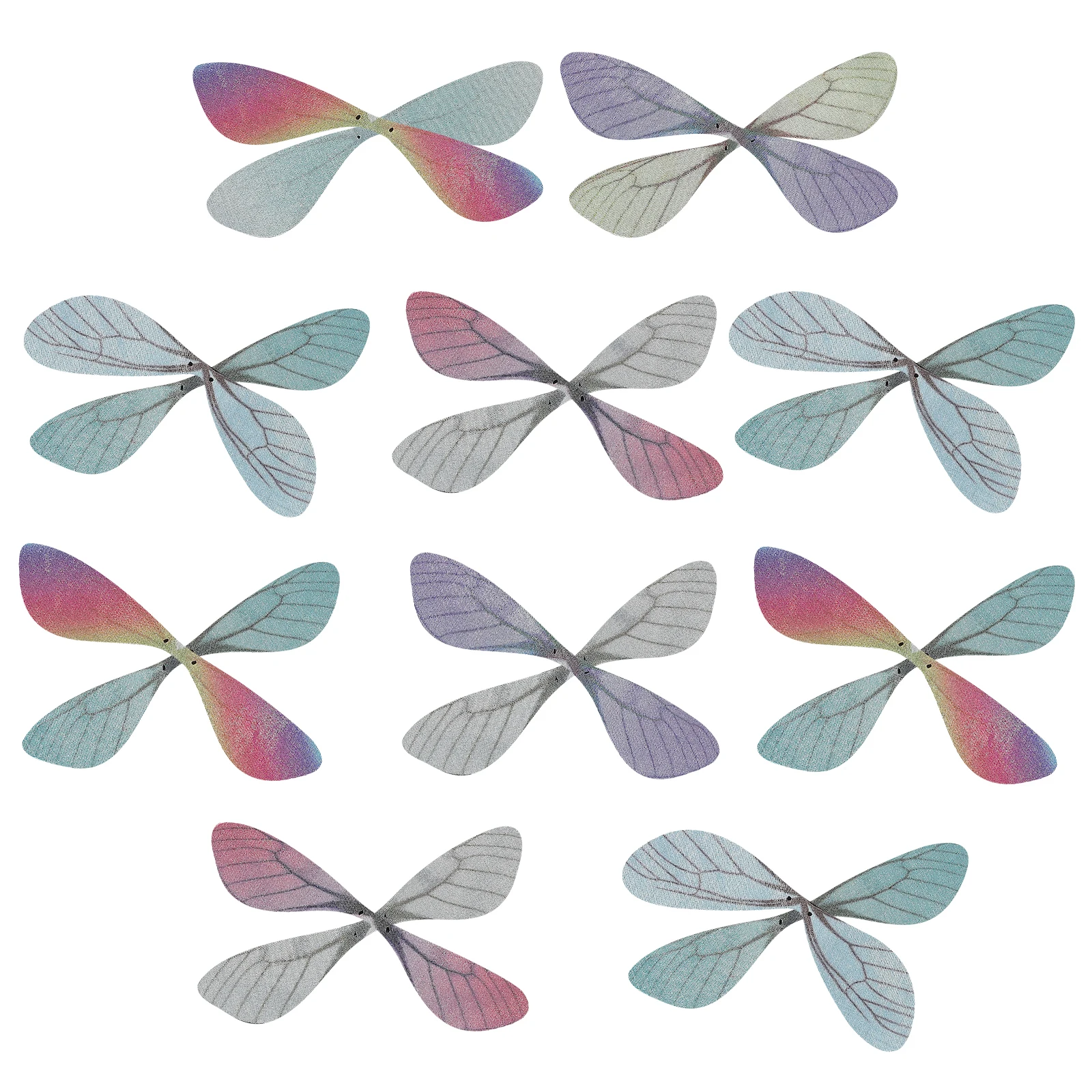 

100pcs Artificial Butterfly Wings High Quality Material Unique Design Earrings Brooch Decorations Handmade Supplies Accessories