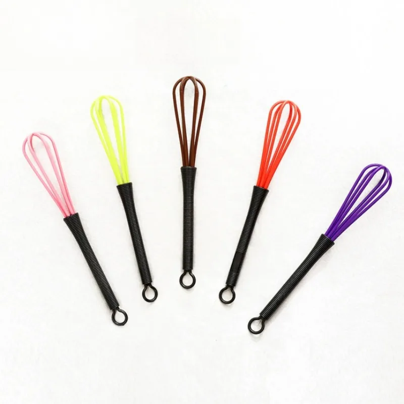 New Portable Plastic Manual Mixer 1/5Pc Egg Beater Cream Frothing Tool For Kitchen Baking Hair Salon Hair Dye Mixing Accessories