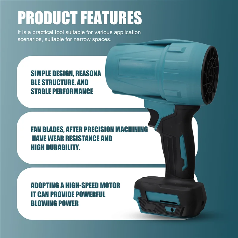 ABYO يده القناة Turbofan عالية الطاقة مروحة نفاثة آلة غسل سيارات منفاخ الغبار أدوات تنظيف لوحة المفاتيح للبطارية