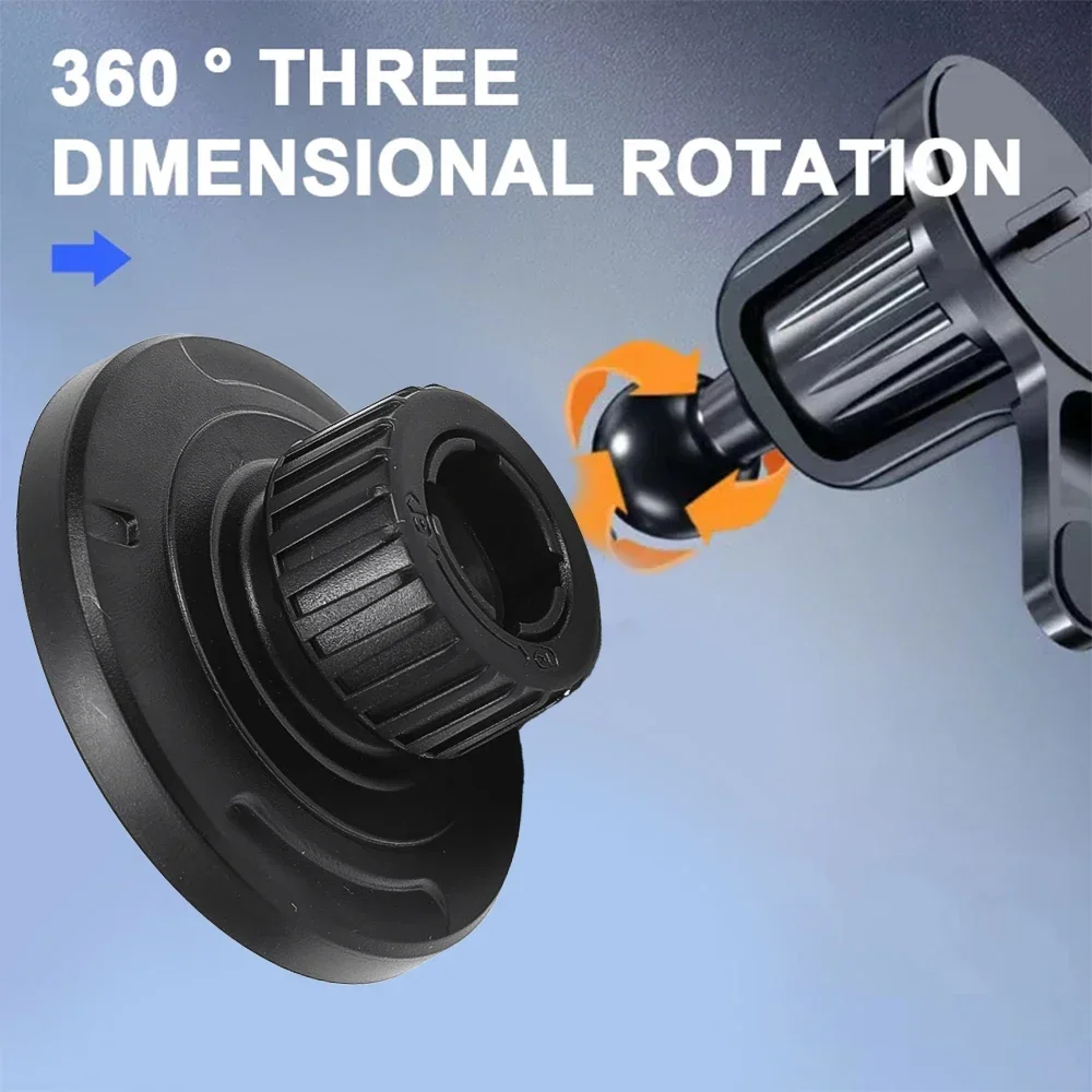 For MagSafe Car Mount Accessories Universal Magnetic Car Phone Holder Parts Suitable for 17mm Ball Head Base Magnet Brackets