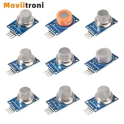 Moduł czujnika gazu wykrywającego metan dymu MQ-2 MQ-3 MQ-4 MQ-5 MQ-6 MQ-7 MQ-8 MQ-9 MQ-135 dla Arduino Starter DIY Kit