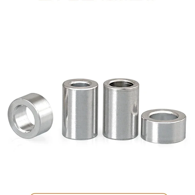 5/ 10/ 20pcs M3 M4 M5 M6 M8 Aluminum Alloy Flat Washer Bushing Gasket CNC Sleeve Non-threaded Stand-off Spacer for RC Model Part