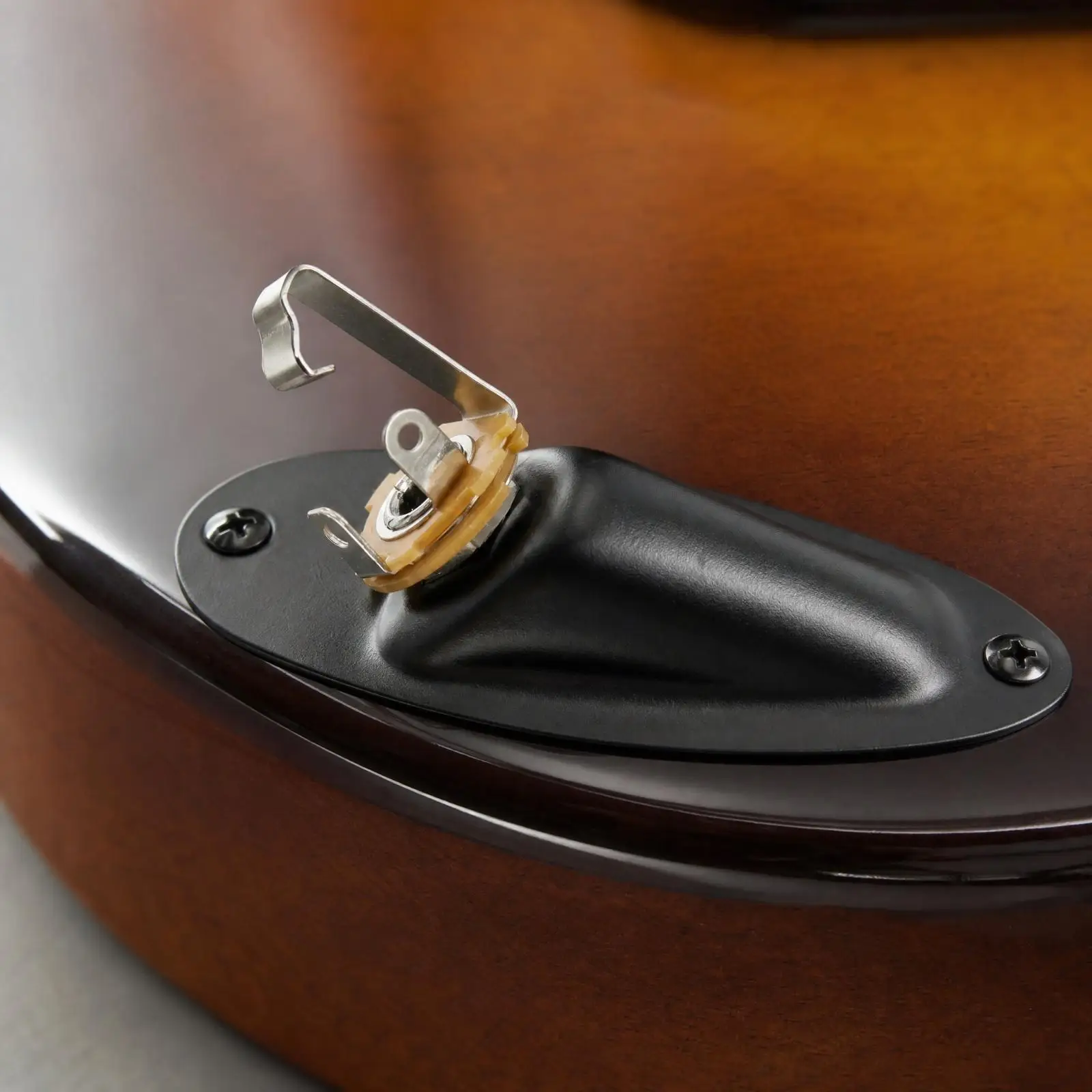 Audio Output Jack Replacement Boat-Shaped Electric Guitar Jack Socket Easy to Install for DIY Wiring Projects