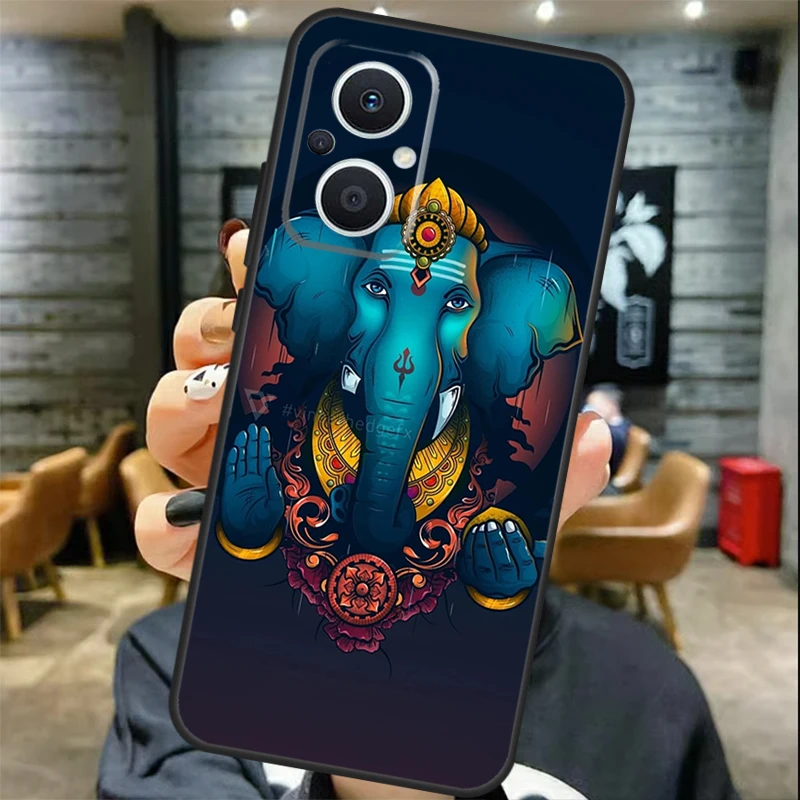 Ganesh Elephant God Phone Case For OPPO Reno 8 Lite 7 6 5 4 3 8T 2Z 5Z 4Z Find X5 Lite X3 X2 Neo X6 Pro Cover