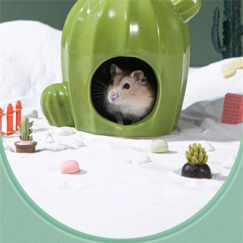 Hamster House Guinea Pigs Nest Small Animal Sleeping Bed Summer Porcelain Bed